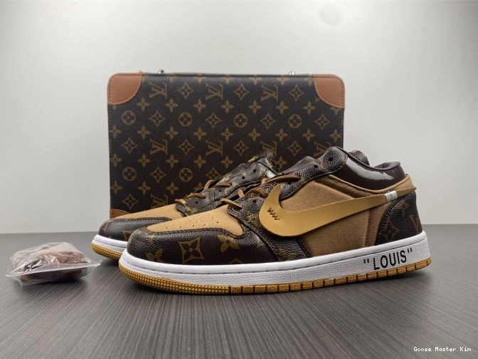 1 Off-Louis x OW LOW AJ1 Air Jordan 0807
